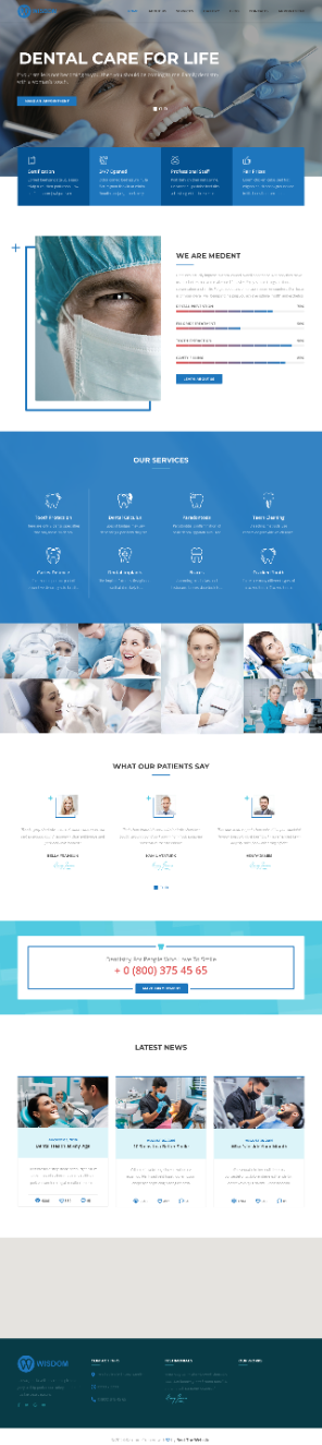 Wisdom Dental - Ready to Go Website