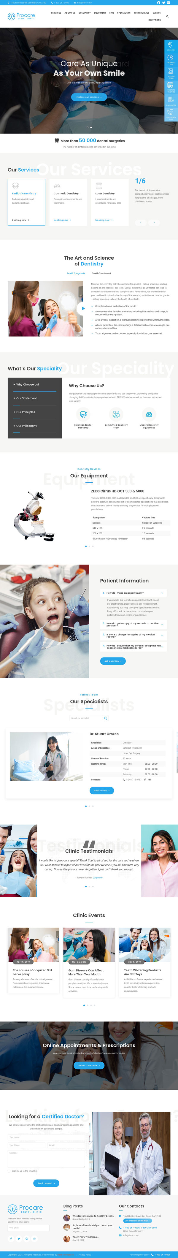 Procare Dental - Ready to Go Website