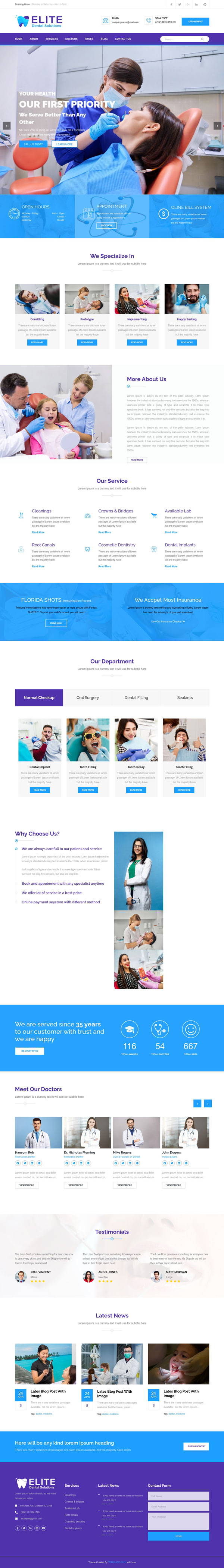 Elite Dental - Ready to Go Website